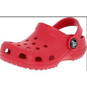 Crocs Unisex Kids Classic Clog  Poppy M1 W3